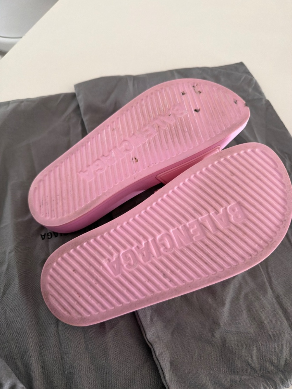 Balenciaga Logo Sport Slide SIZE 6 (Women) Pink, Nordstrom - Picture 6 of 6